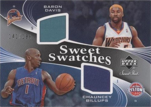 2006-07 Upper Deck Sweet Shot - Chauncey Billups/Baron Davis #SSD-DB