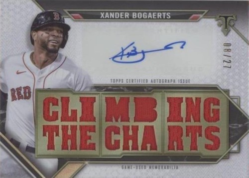 2021 Topps Triple Threads - Xander Bogaerts #TTAR-XB3