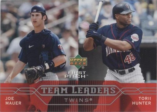 2005 Upper Deck First Pitch - Joe Mauer Torii Hunter #277
