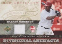 2007 Upper Deck Artifacts - Garret Anderson #DA-GA