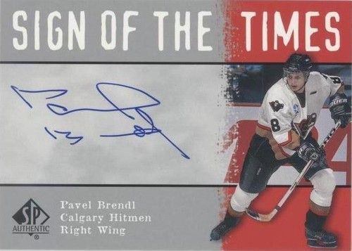 2000-01 SP Authentic - Pavel Brendl #BR