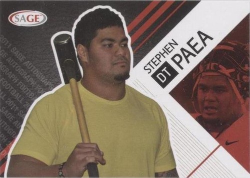 2011 SAGE Autograph Series Stephen Paea #37