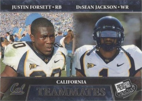 2008 Press Pass DeSean Jackson Justin Forsett #96