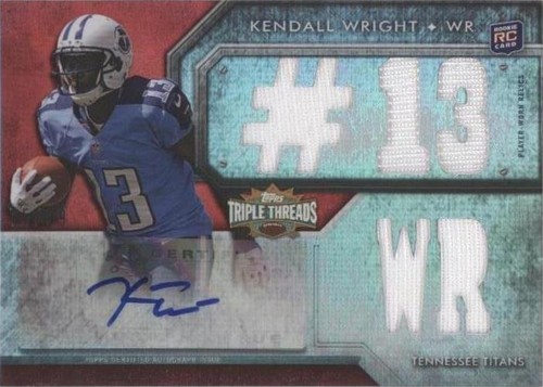 2012 Topps Triple Threads Kendall Wright #134