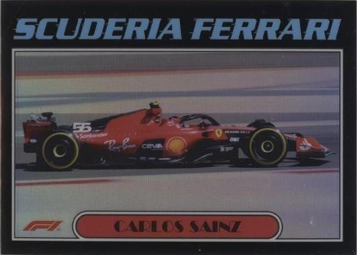 2023 Topps Chrome Formula 1 - Carlos Sainz #AU77-CS