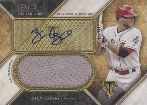 2017 Topps Triple Threads - Zack Cozart #UAJR-ZC