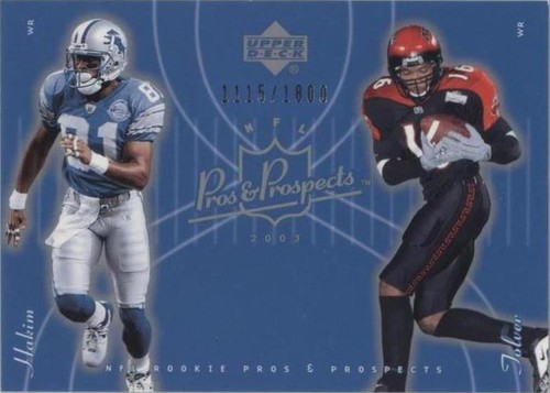 2003 Upper Deck Pros & Prospects Az-Zahir Hakim J.R. Tolver #127