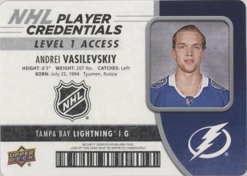 2018-19 Upper Deck MVP - Andrei Vasilevskiy #NHL-AV