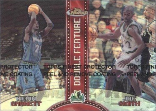 1999-00 Topps Finest - Kevin Garnett/Joe Smith #DF6