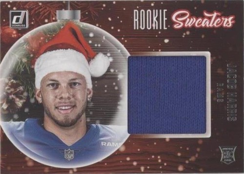 JACOB HARRIS 2021 PANINI DONRUSS ROOKIE SWATCHES JERSEY CARD