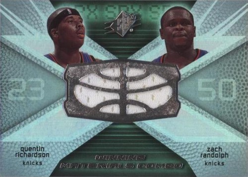 2008-09 SPx - Zach Randolph/Quentin Richardson #WMC-RR