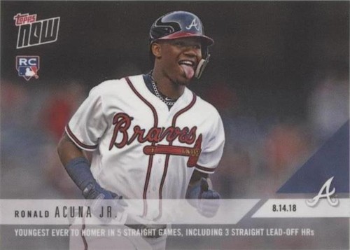 2018 Topps Now - Ronald Acuña Jr. #598