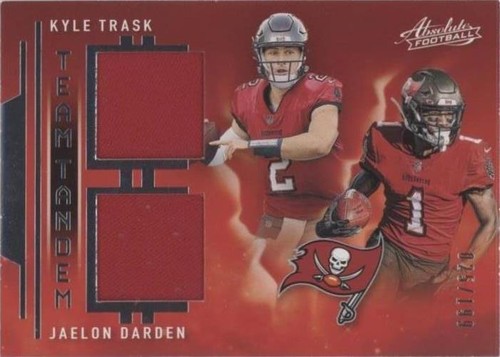 2021 Panini Absolute Jaelon Darden Kyle Trask #TTM-TBB