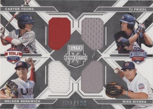 2016 Panini Elite Extra Edition - Carter Young Mike Rivera Nelson Berkwich #16