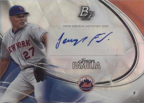 2016 Bowman Platinum - Jeurys Familia #PA-JF