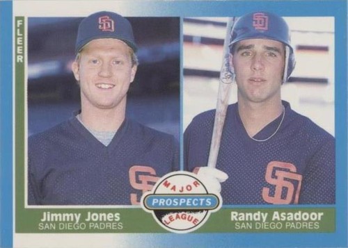1987 Fleer - Jimmy Jones Randy Asadoor #650