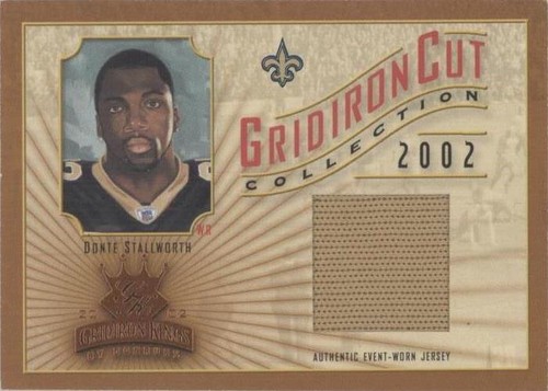 2002 Donruss Gridiron Kings Donte Stallworth #GC-107