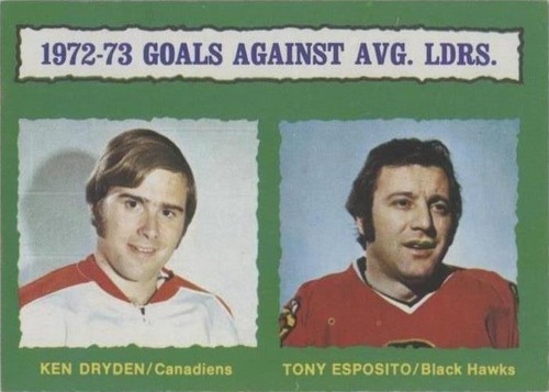 1973-74 O-Pee-Chee - Ken Dryden Tony Esposito #136