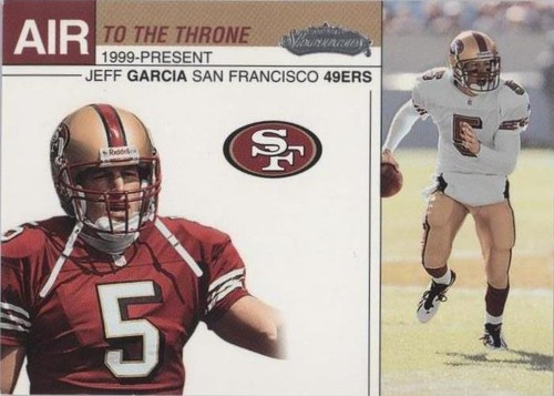 2002 Fleer Showcase Jeff Garcia #6 AT