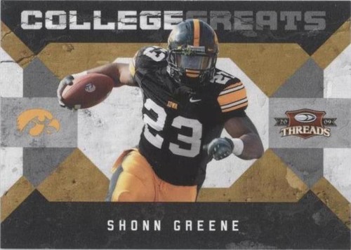 2009 Donruss Threads Shonn Greene #20