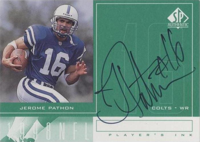 1998 SP Authentic Jerome Pathon #PA