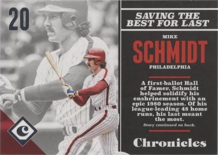 Panini Chronicles 2017 - Mike Schmidt #42