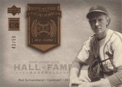 2005 Upper Deck Hall of Fame - Red Schoendienst #HFS-RS1