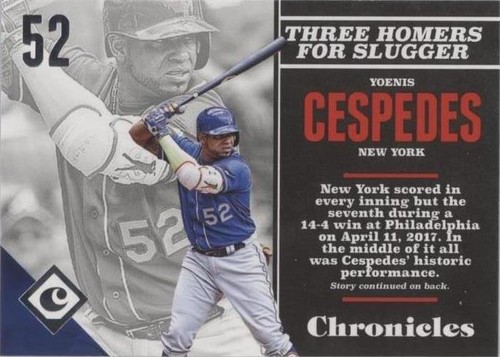 2017 Panini Chronicles - Yoenis Cespedes #29