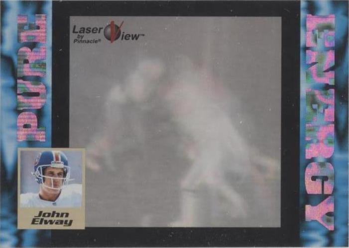 1996 Pinnacle Laser View John Elway #32