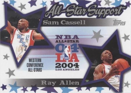 2004-05 Topps - Sam Cassell/Ray Allen #AS-CA