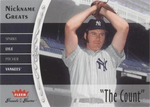 2006 Fleer Greats of the Game - Sparky Lyle #NG-SL