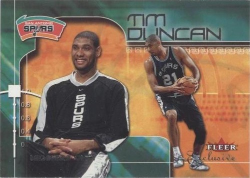 2001-02 Fleer Exclusive - Tim Duncan #103