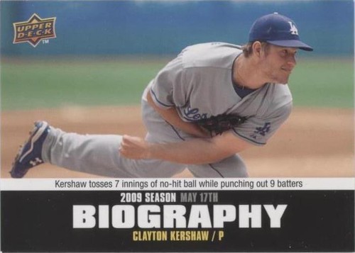 2010 Upper Deck - Clayton Kershaw #SB-49
