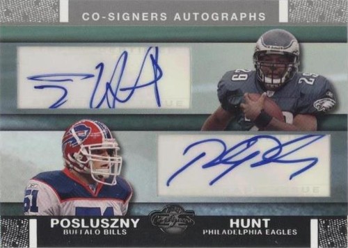 2007 Topps Co-Signers Paul Posluszny Tony Hunt #CSA-HP