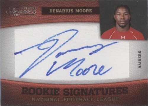2011 Panini Timeless Treasures Denarius Moore #156