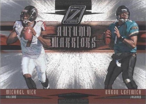 2005 Donruss Zenith Byron Leftwich Michael Vick #AW-14