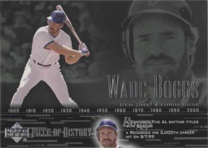 2002 Upper Deck Piece Of History - Wade Boggs #24