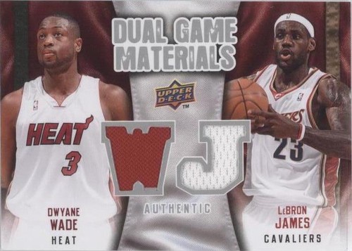 2009-10 Upper Deck - LeBron James/Dwyane Wade #DG-JW
