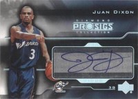 2004-05 Upper Deck Pro Sigs Diamond Collection - Juan Dixon #PS-JD