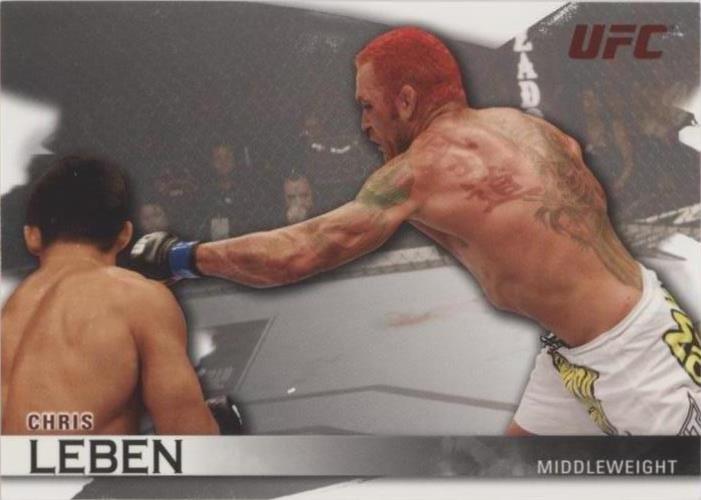 Carte MMA Topps 2010 Signée Chris Leben - Signature En Personne, UFC, Near Mint