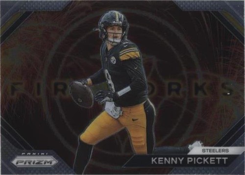 2023 Panini Prizm Kenny Pickett #249 RED WHITE BLUE PRIZM SP