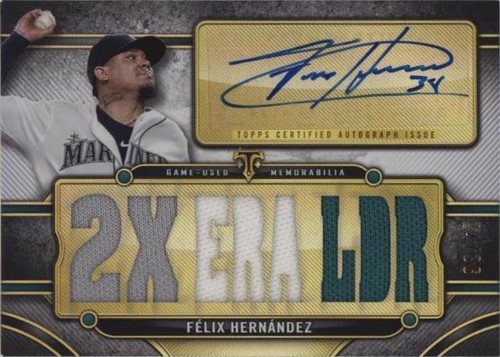 2024 Topps Triple Threads - Félix Hernández #TTAR-FHE3