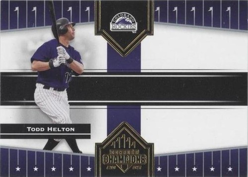 2005 Donruss Champions - Todd Helton #83