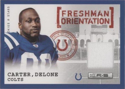 2011 Panini Rookies & Stars Delone Carter #26