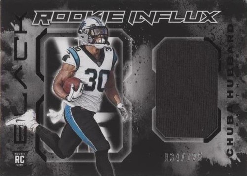 2021 Panini Black Chuba Hubbard #RI-CH