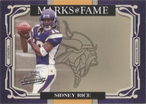 2007 Playoff Absolute Memorabilia Sidney Rice #MOF-39