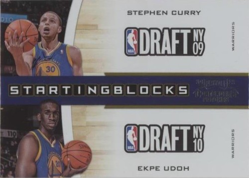 2010-11 Playoff Contenders Patches - Ekpe Udoh/Stephen Curry #2