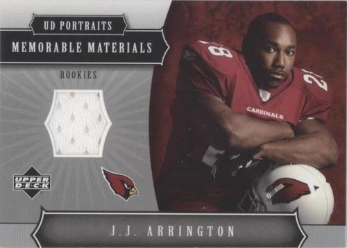 2005 Upper Deck Portraits J.J. Arrington #MM-JA