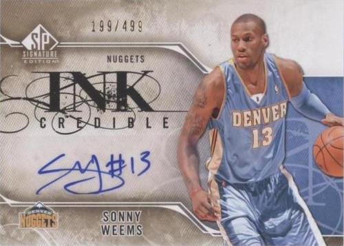 2009-10 SP Signature Edition - Sonny Weems #I-SO