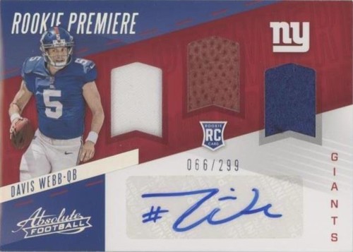 2017 Panini Absolute Davis Webb #236